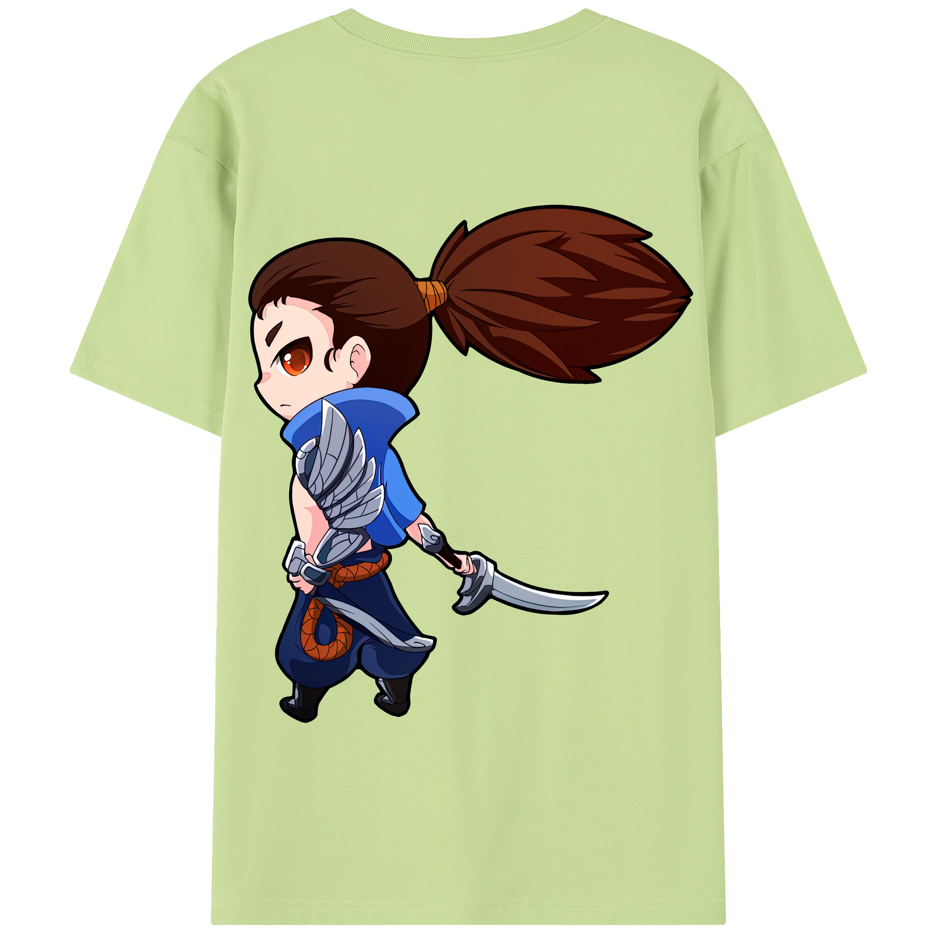 リーグ・オブ・レジェンド League of Legends LOL 綿100％半袖Tシャツ（背面プリント）